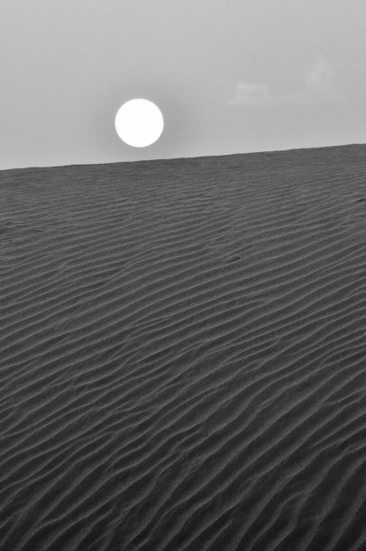 日落在沙漠图片下载