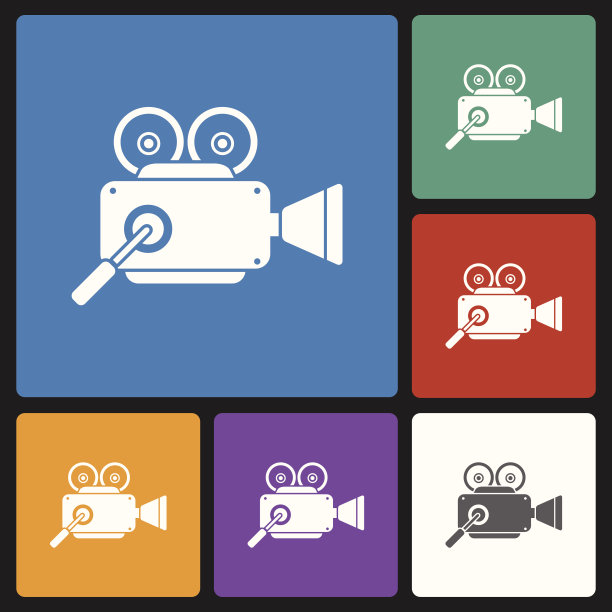 电影摄影机图标图片下载