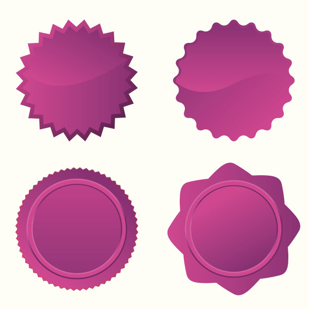 徽章设置——向量图片下载