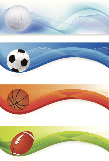 运动横幅套装图片下载