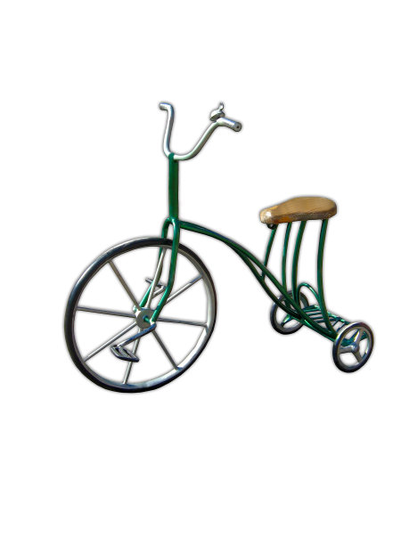 三轮车孤立在白色背景上图片下载