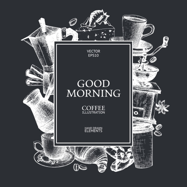 咖啡店或咖啡馆模板图片下载