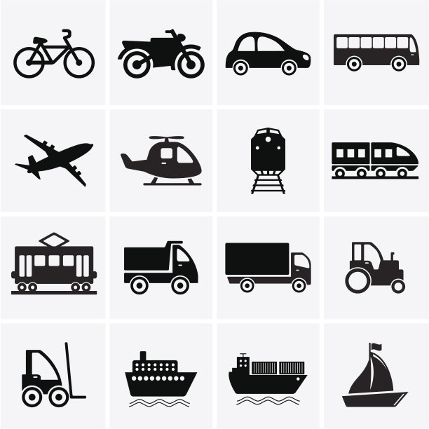 运输图标素材图片