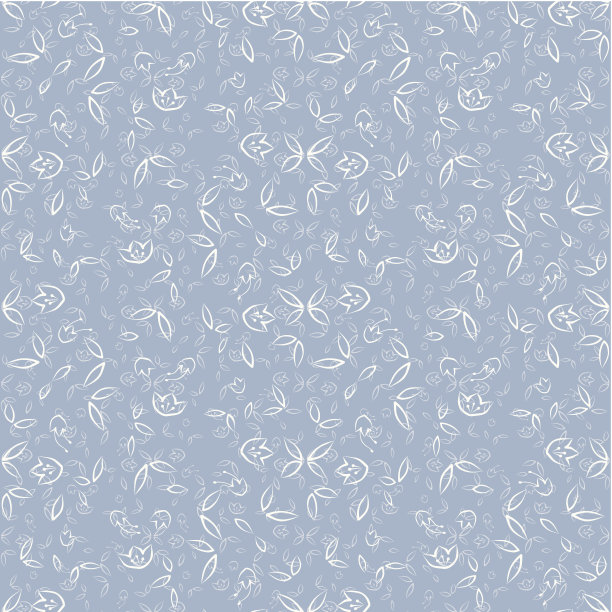 郁金香和叶子图案图片下载