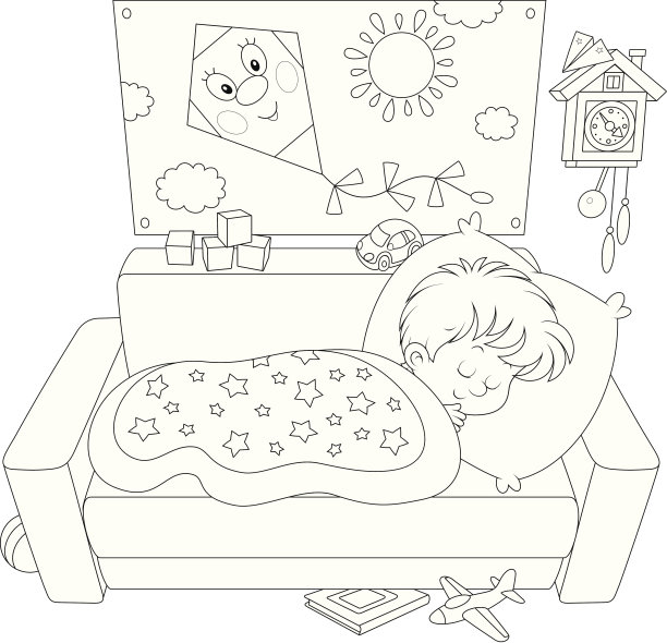 孩子睡觉图片下载