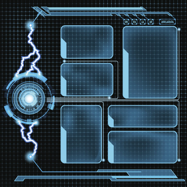 未来的用户菜单界面HUD图片下载