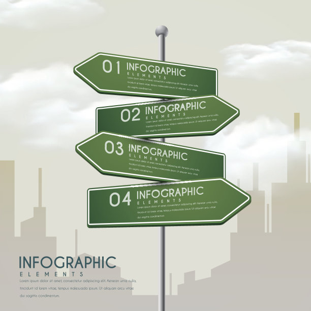 创新的信息图表设计图片下载