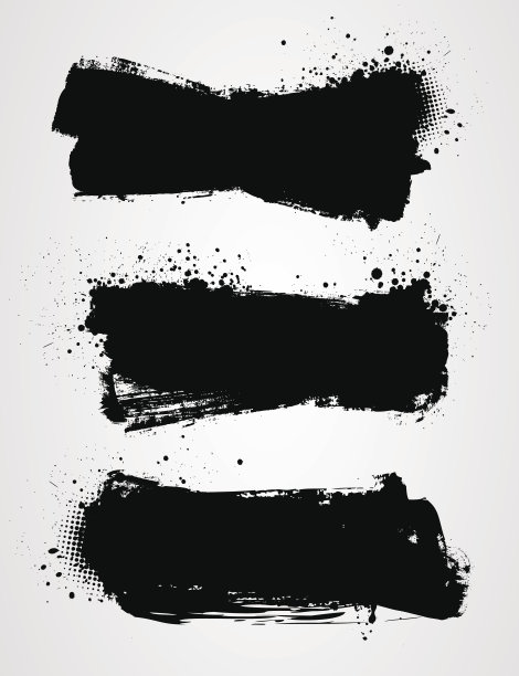 一组三个垃圾横幅图片下载