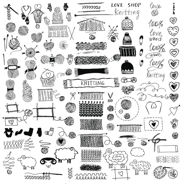 套针织和手工艺品。图片下载