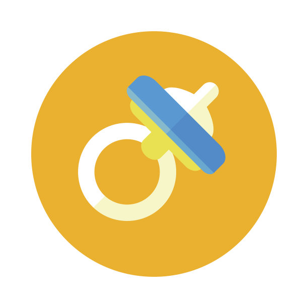 婴儿奶嘴图标图片下载