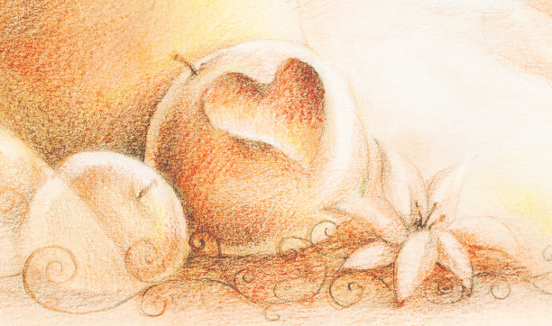 新婚夫妇贺词卡插图图片下载