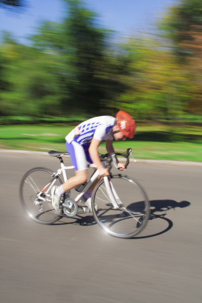 超速自行车-模糊运动图片下载