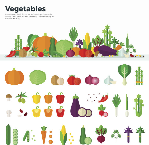 蔬菜健康食品的旗帜图标图片下载