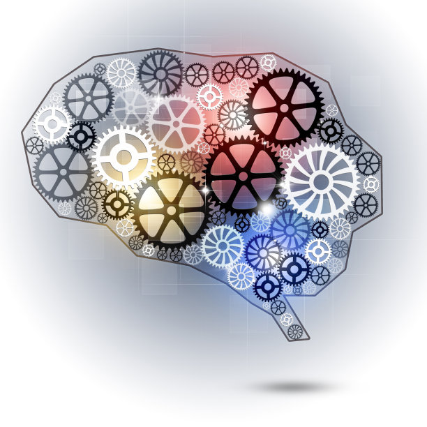 大脑齿轮形状图片下载