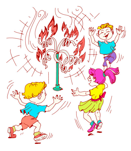 儿童进行化学实验。魔术。图片下载