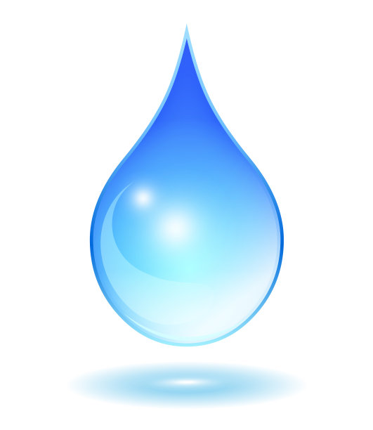 蓝色的水滴图片下载