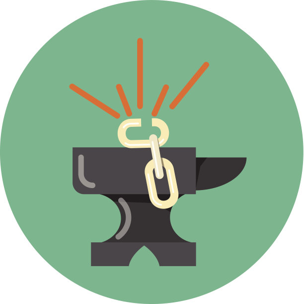 矢量砧和断链图片下载