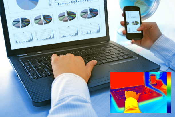 显示办公室温度的热成像图片下载