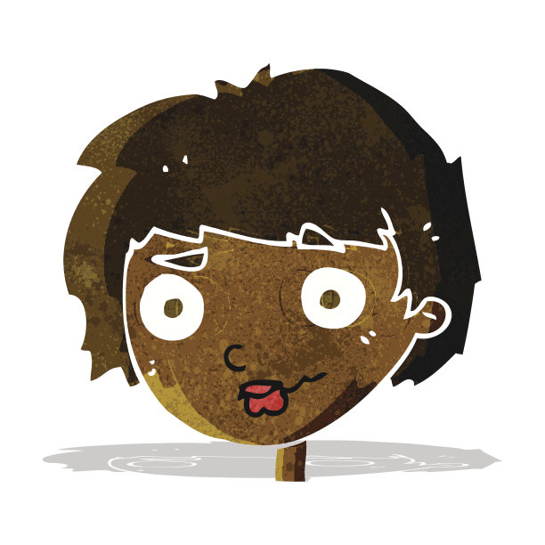 卡通糊涂的女人图片下载