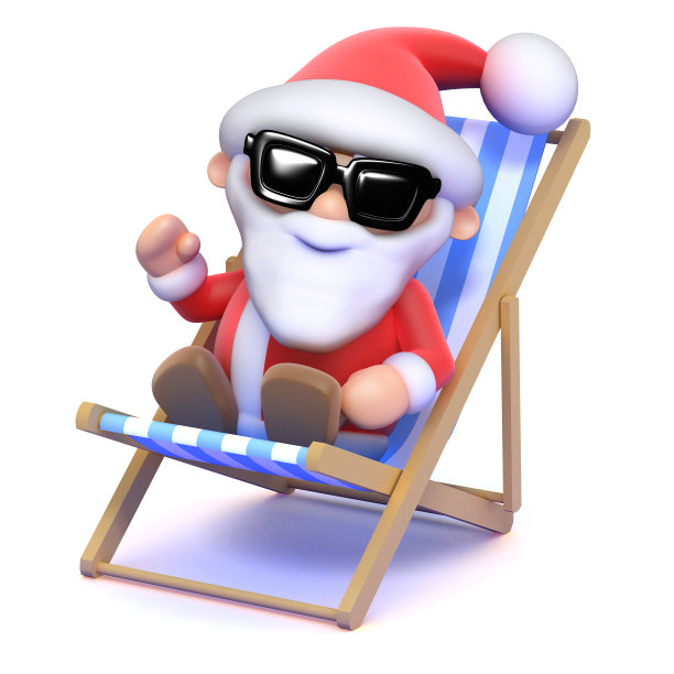3 d圣诞老人晒着图片下载