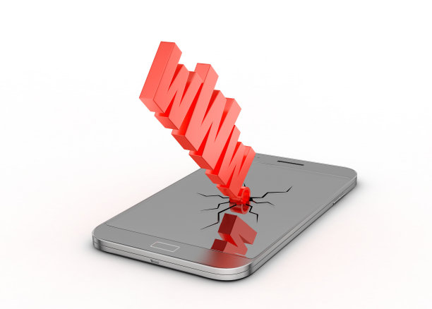 智能手机与互联网连接图片下载