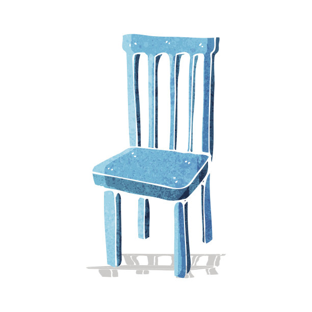 卡通木制椅子图片下载