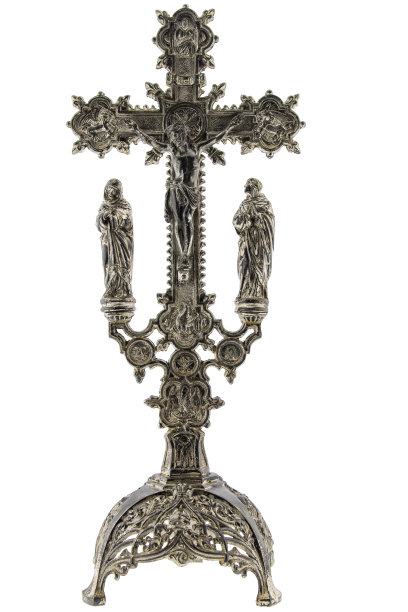 十字架上的白色背景图片下载