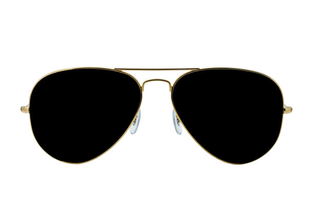 太阳镜孤立的白色背景素材图片