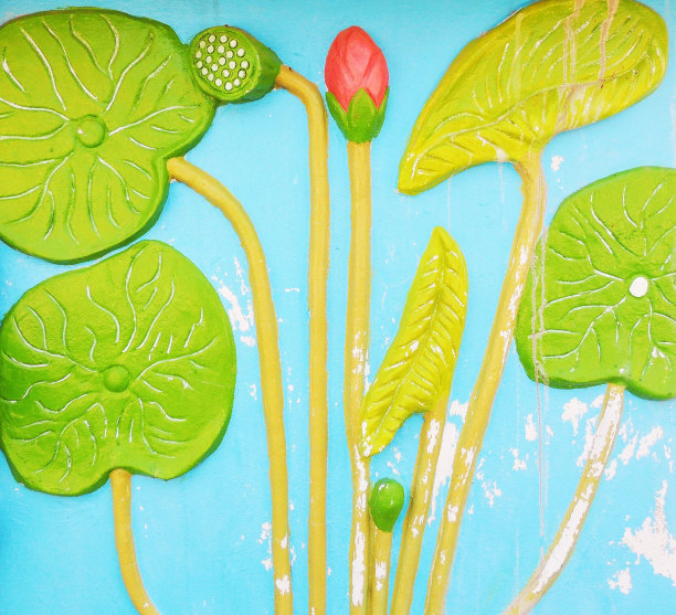 泰国古代艺术在泰国的寺庙。图片下载