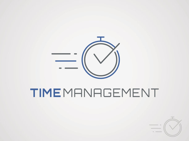时间管理的标志。图片下载