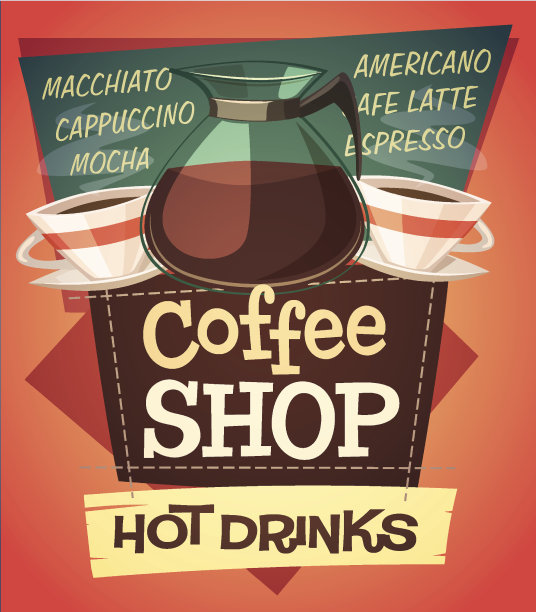 咖啡的背景素材图片