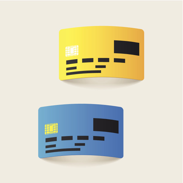 写实设计元素:信用卡、信用卡图片下载