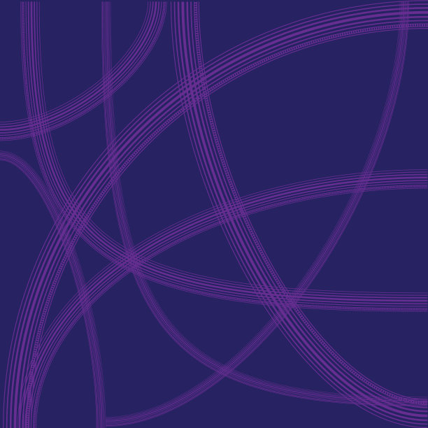 抽象的紫色线在深蓝色的背景图片下载