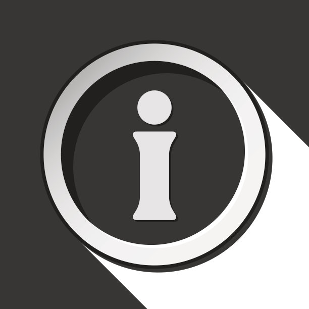 图标 - 带有阴影的信息图片下载
