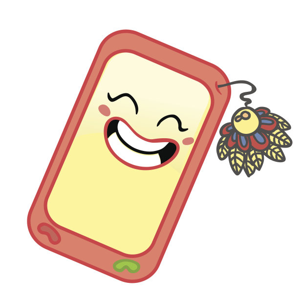 手机人物卡通插图图片下载