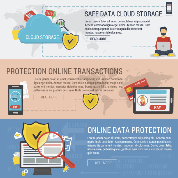 三横幅数据保护图片下载