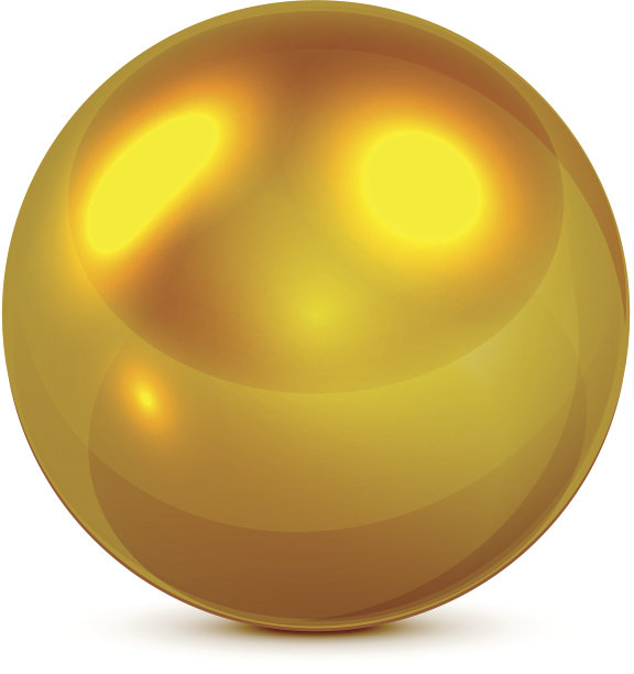 金色的球图片下载