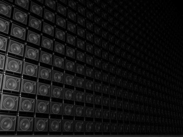 满墙的吉他音箱图片下载