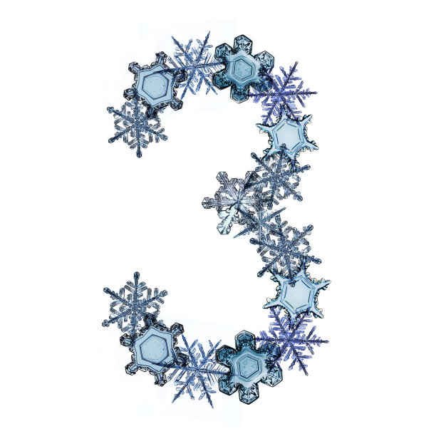 雪的字体图片下载