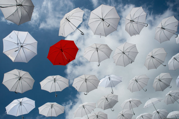 红色的伞图片下载