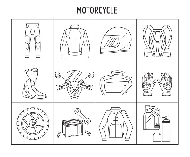 线性图标的向量集图片下载
