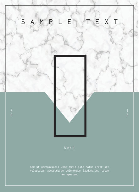 几何海报设计素材图片