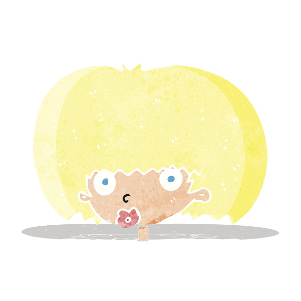 卡通惊讶的女人图片下载