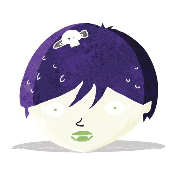 卡通吸血鬼的脸图片下载