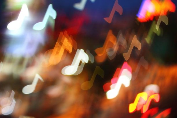 散景音符图片下载