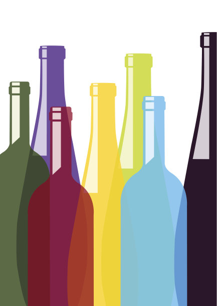 彩色的瓶子图片下载