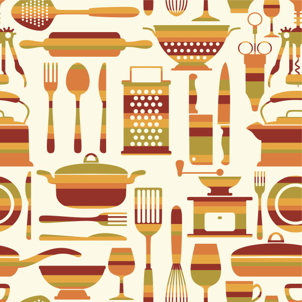 无缝厨房背景图片下载