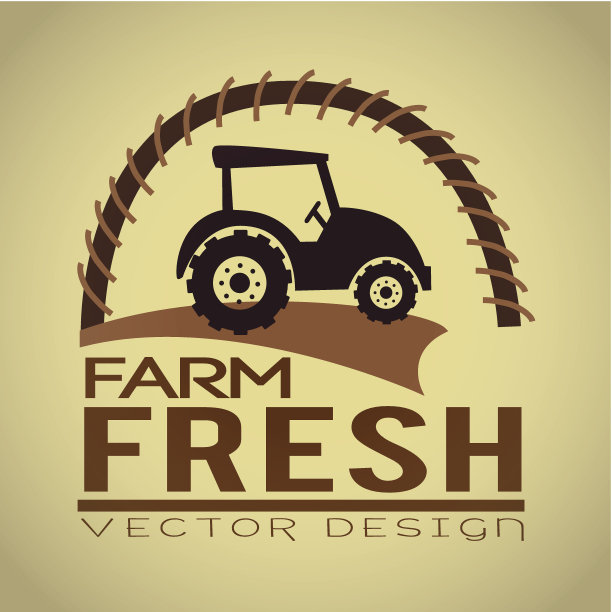 农场新鲜的标签图片下载