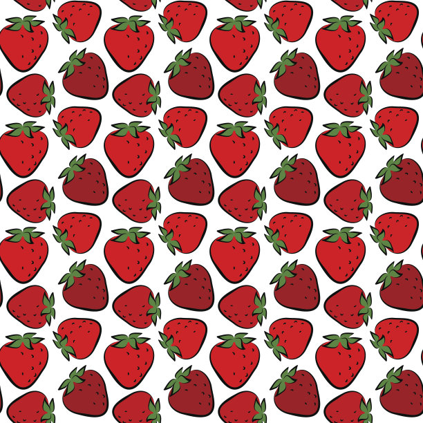 无缝的草莓图片下载