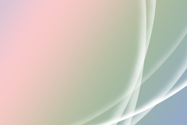 抽象柔和的蓝色，绿色和粉红色的春天背景;桌面风格图片下载
